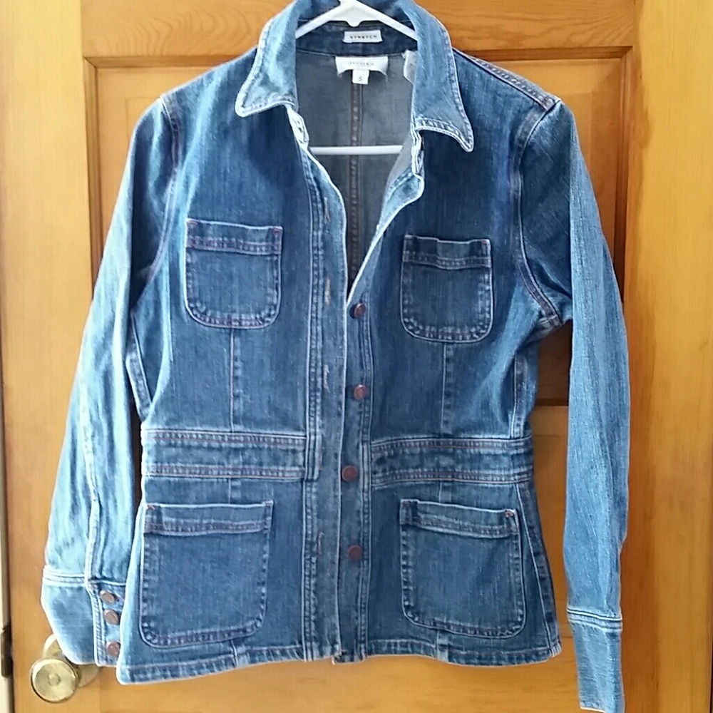 Jones Sport Jean Jacket stretch sz S
